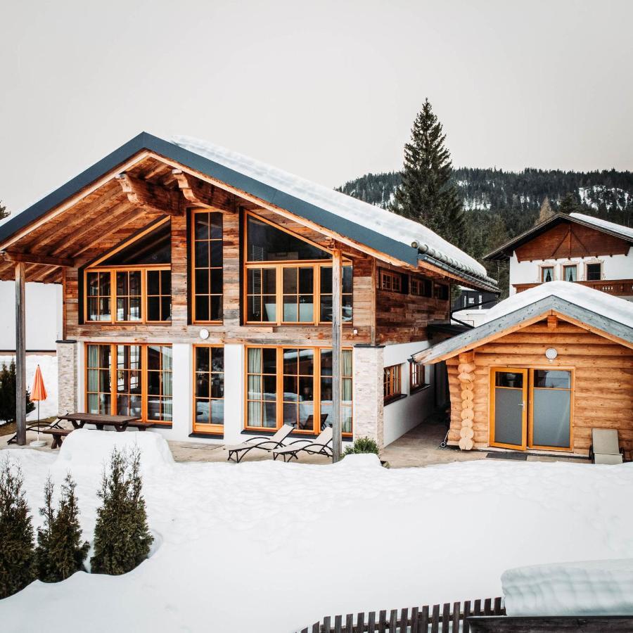 Im Weidach Superior Chalets Leutasch Exteriör bild