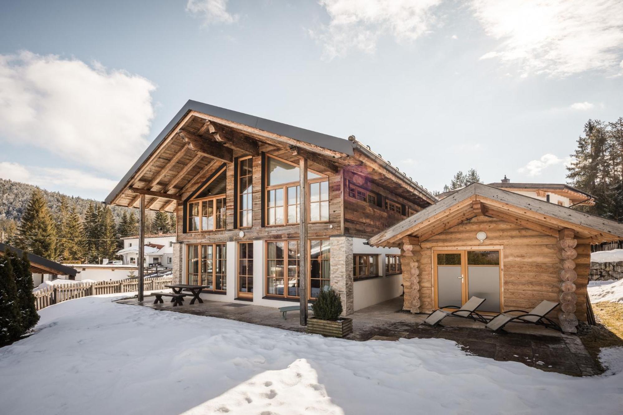 Im Weidach Superior Chalets Leutasch Exteriör bild